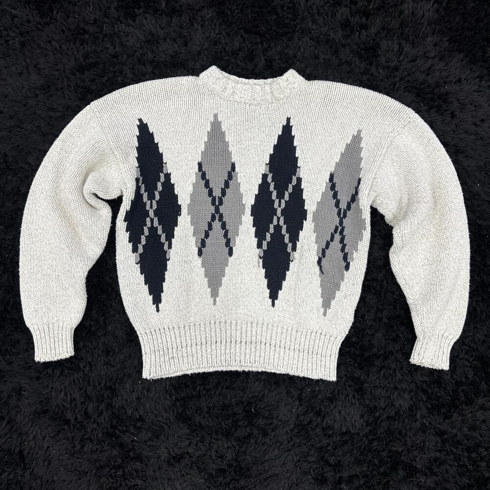 Womens argyle patterned sweater